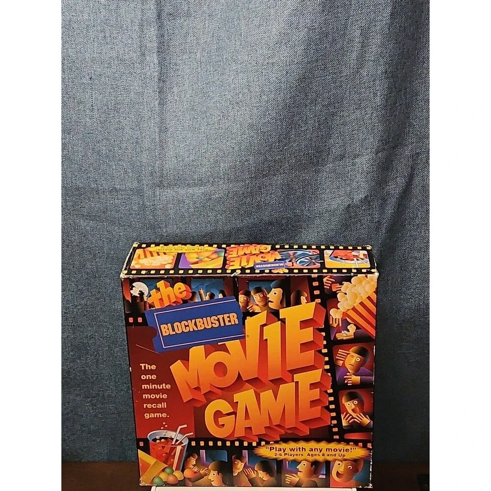 Blockbuster Movie Game | 2000 Vintage Board Game | 100% Complete with Timer |